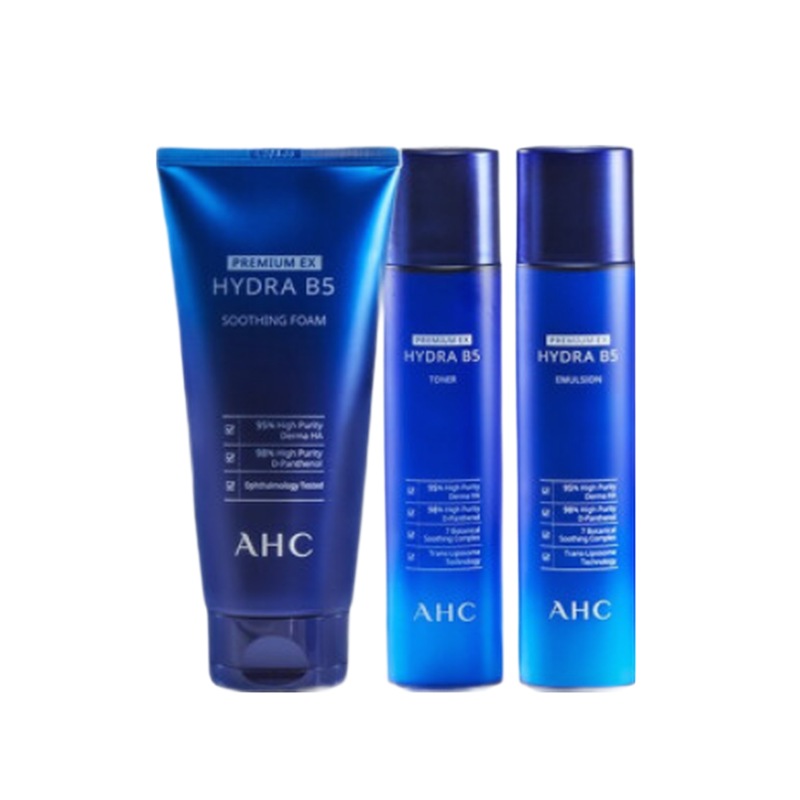 AHC 玻尿酸补水水乳套装