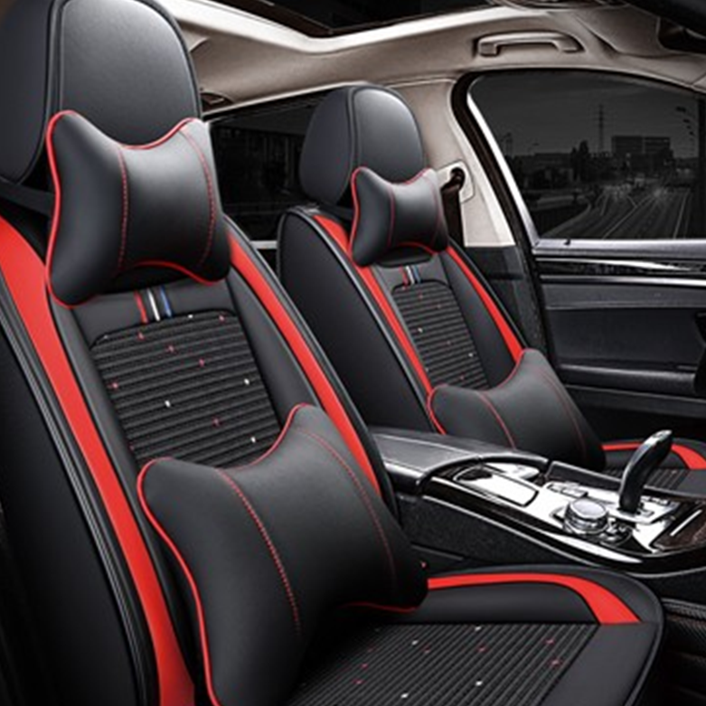 豫垫坊冰丝全皮汽车座垫