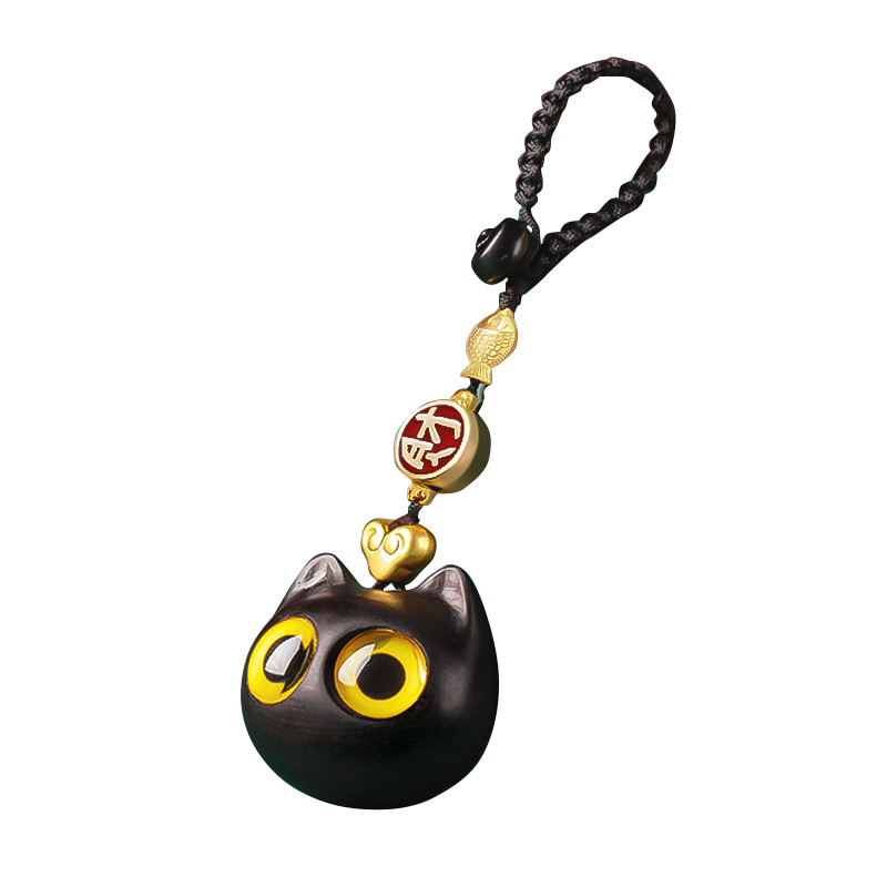 江铭 高档檀木汽车钥匙扣