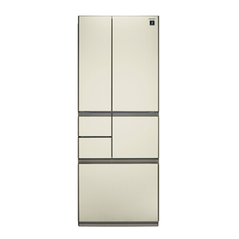 夏普 彩晶玻璃面板冰箱