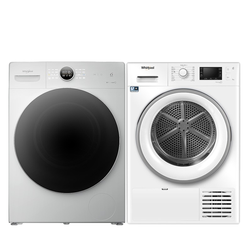 惠而浦 蒸汽除皱洗洗烘套装