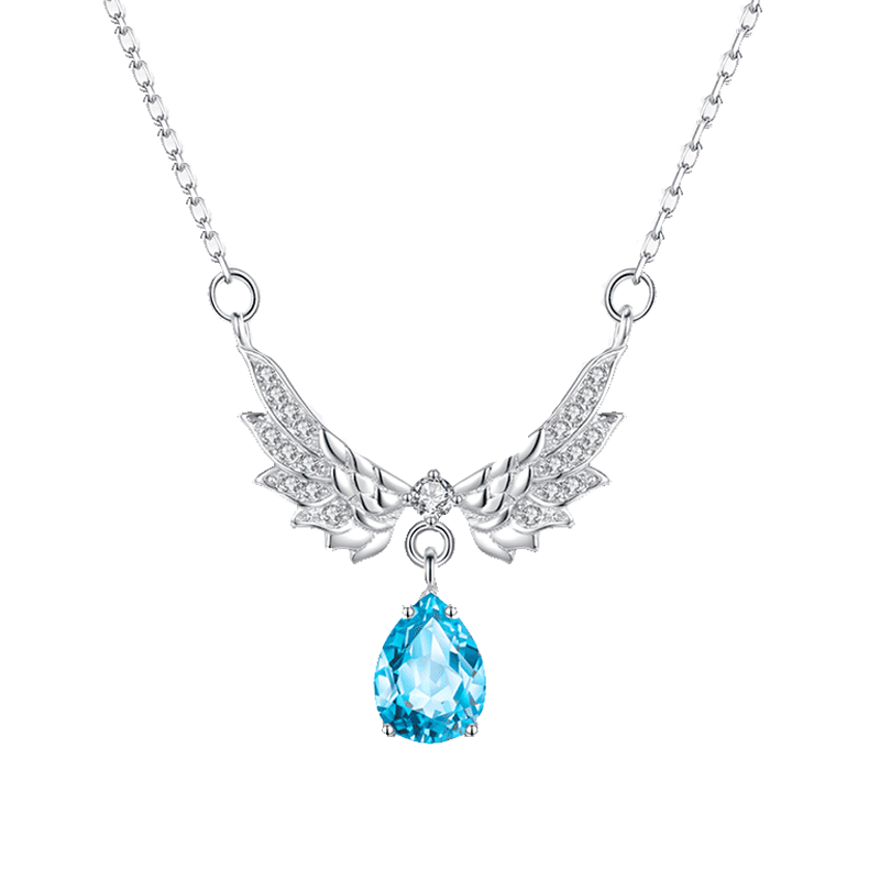 蒂梵思 镶嵌托帕石 项链