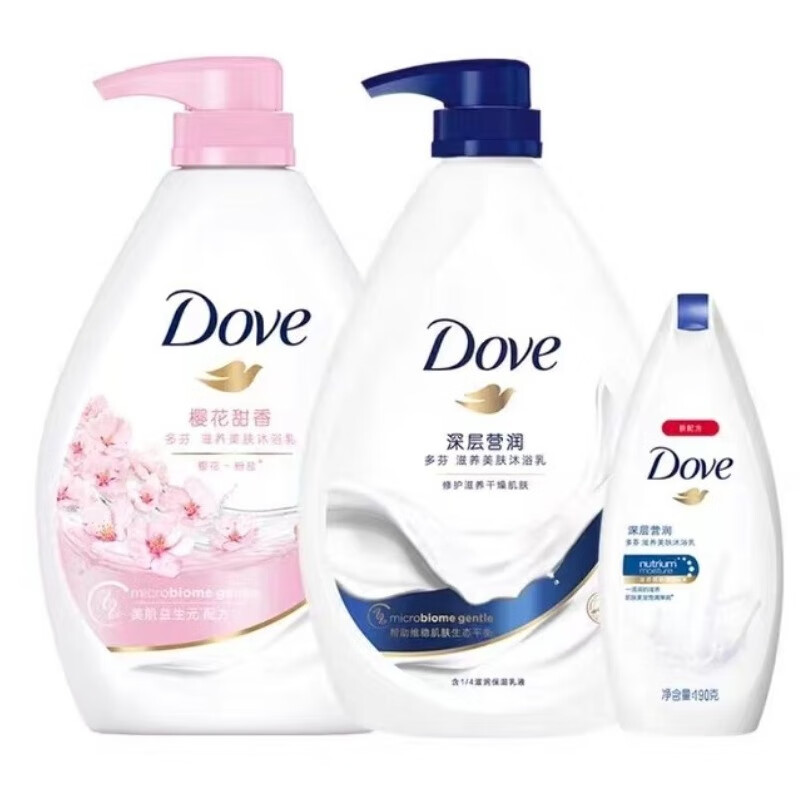 多芬樱花甜香滋养美肤沐浴乳