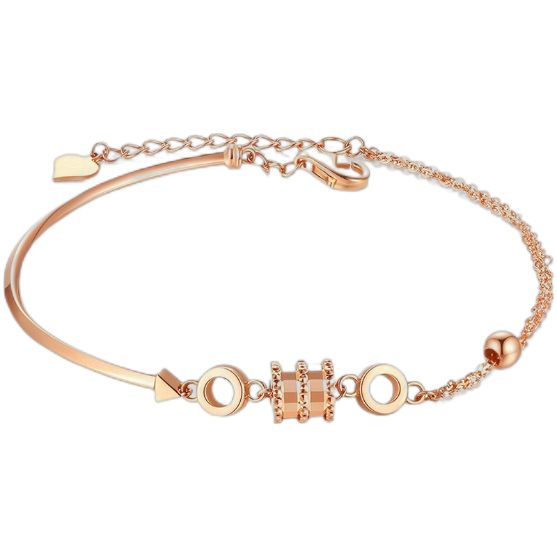 冠带 时尚小蛮腰银手链