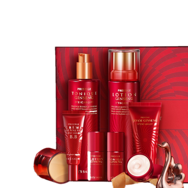 伊思 红参蜗牛水乳套装