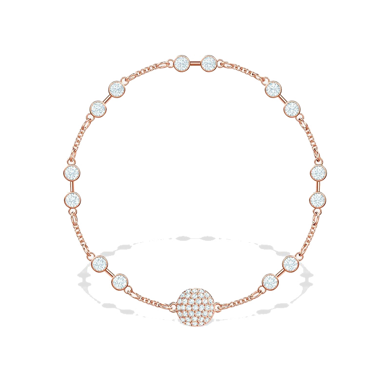 施华洛世奇 镀玫瑰金色锆石手链