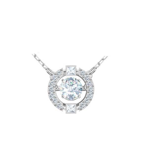 施华洛世奇 跳动的心银色项链