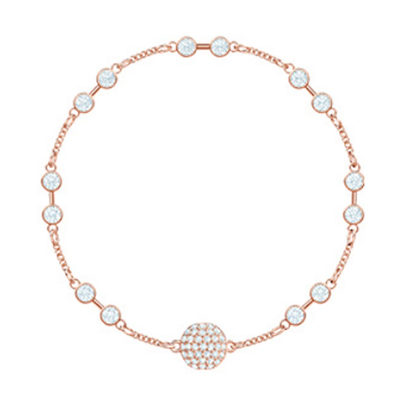 施华洛世奇镀玫瑰金色手链