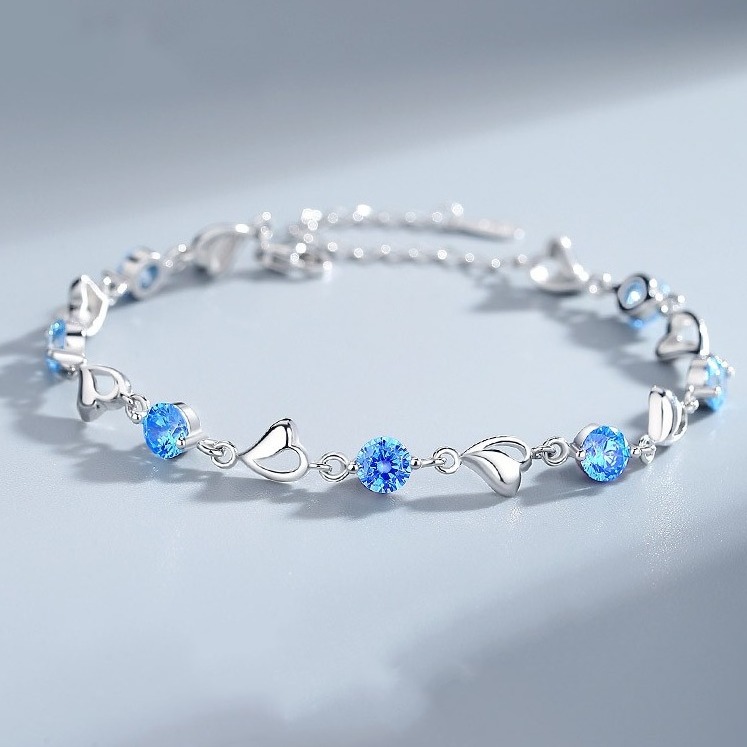 银千惠 简约海洋之心时尚手链