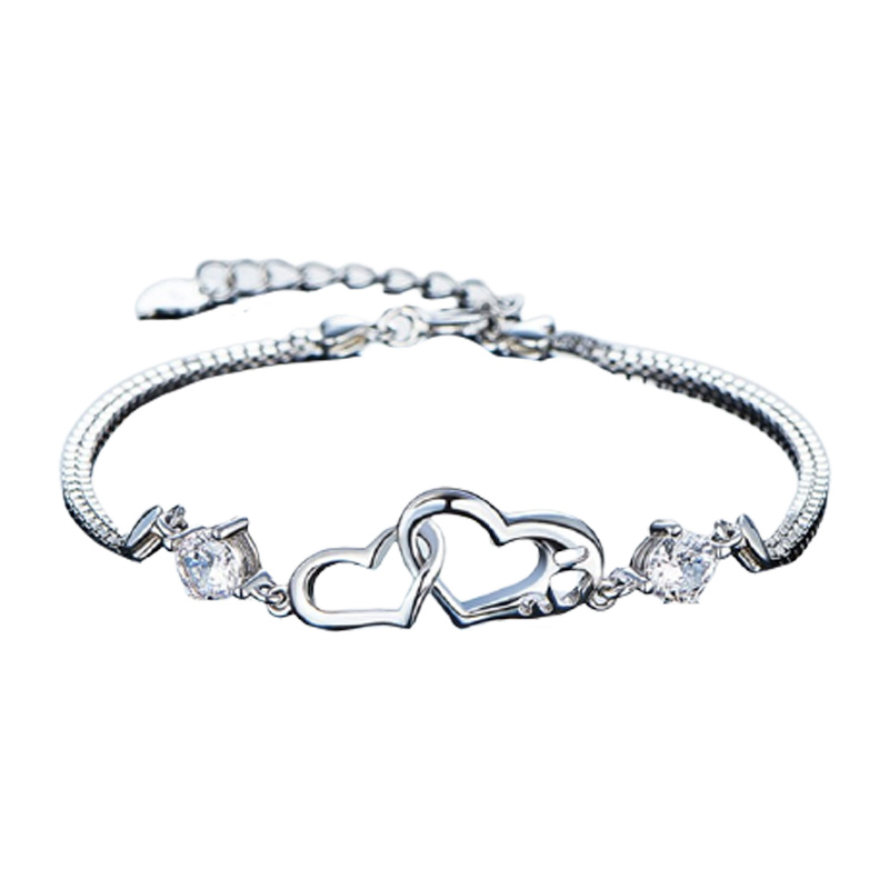 银千惠镶施华洛世奇锆手链