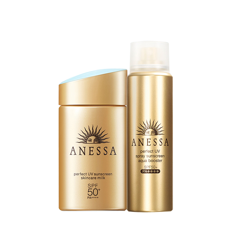 安热沙 小金瓶+喷雾防晒礼盒