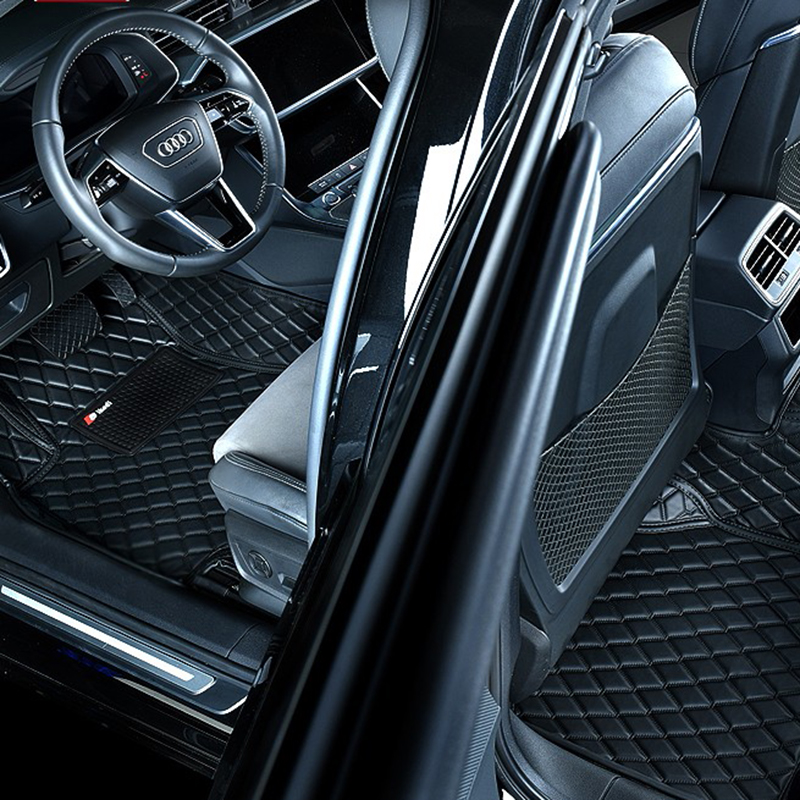 斯克帝 纯黑色脚垫