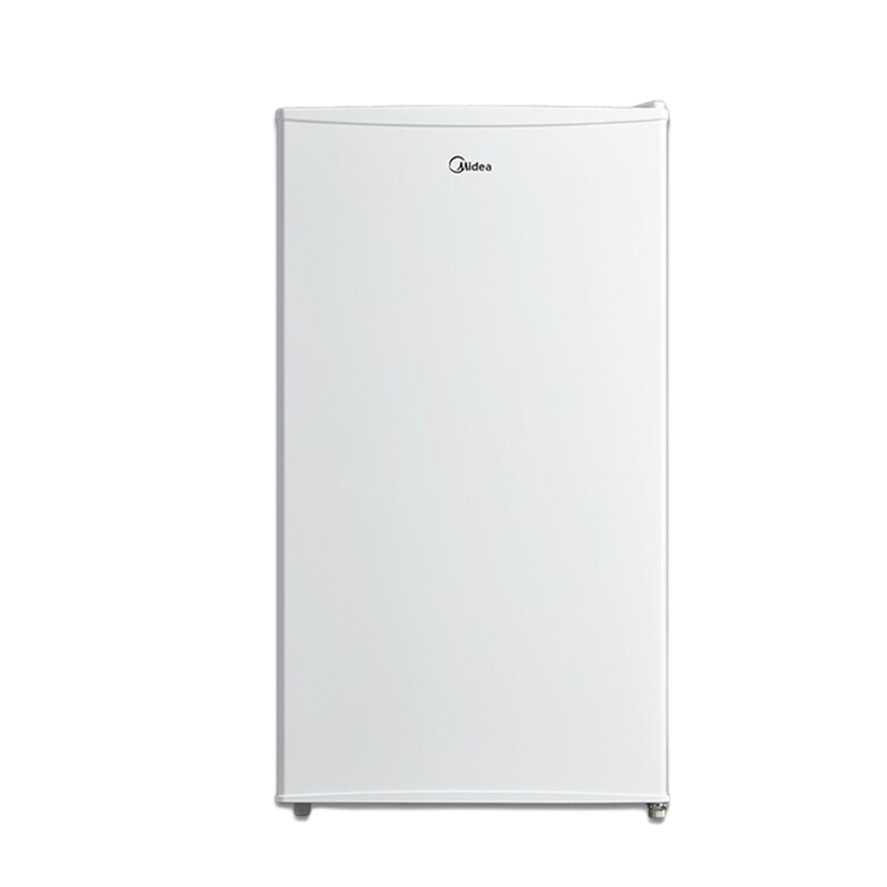 美的单门直冷节能低音冰箱