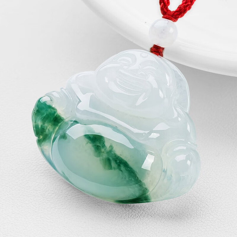 碧玉尊 冰种飘花 翡翠吊坠