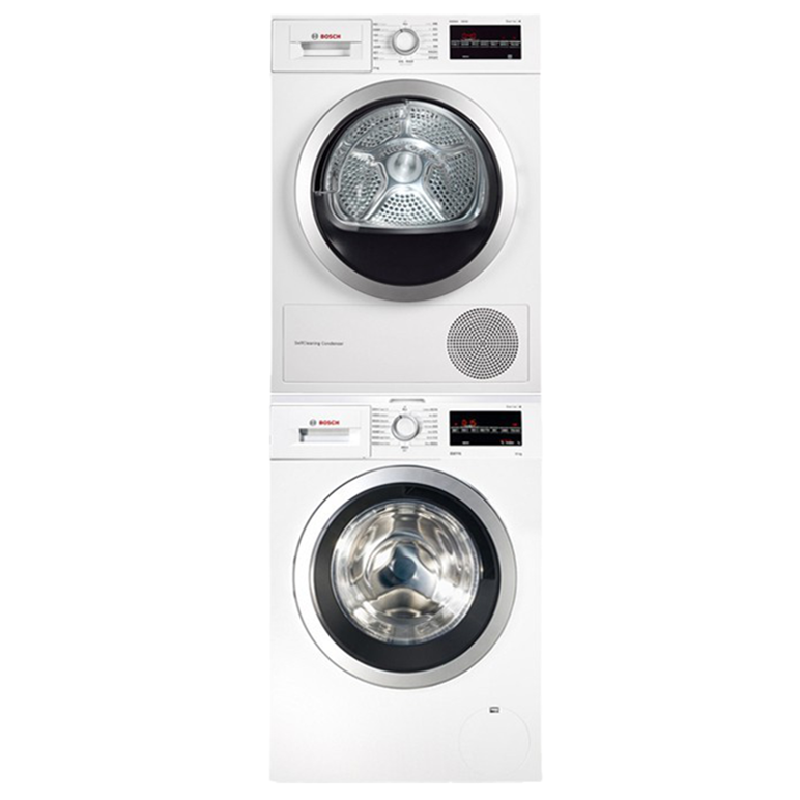 博世大容量滚筒洗烘套装