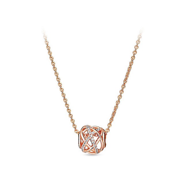 潘多拉镂空银河项链