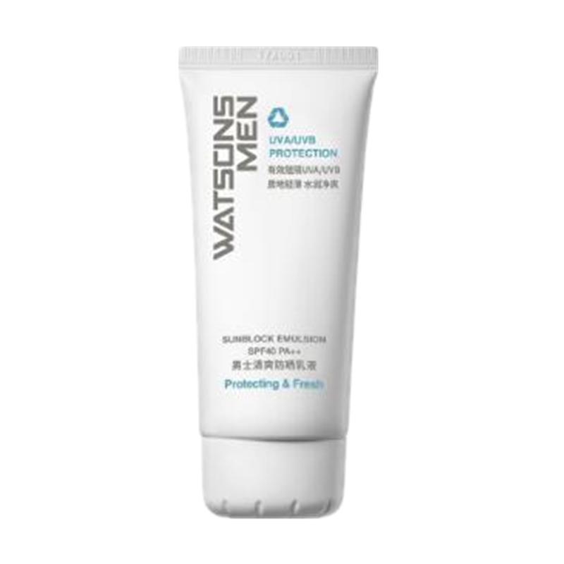 屈臣氏 男士清爽隔离防晒乳液