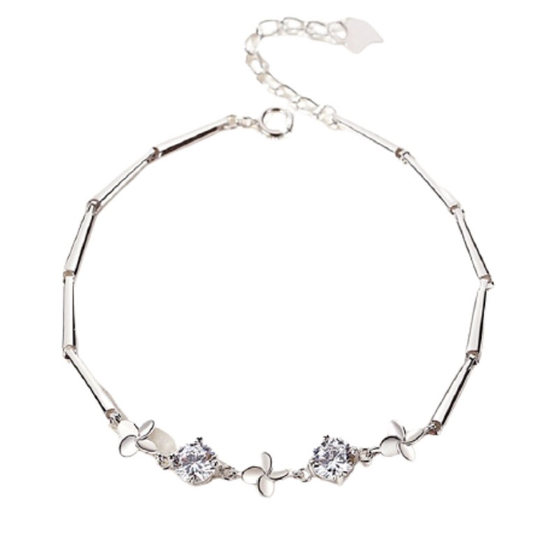 沉鱼落雁简约四叶草手链