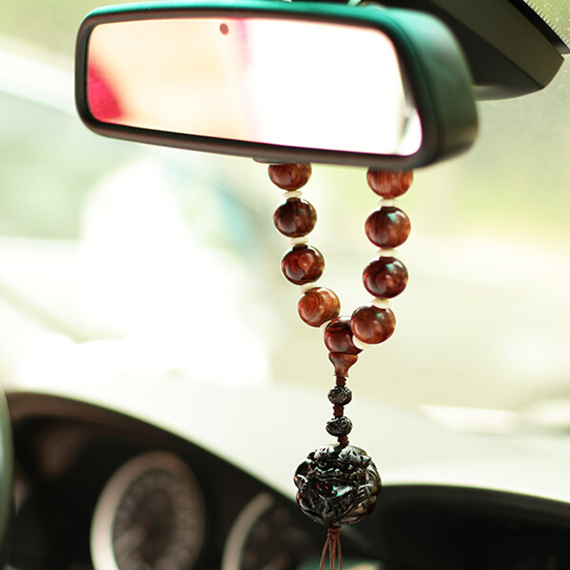 旋蓬 黄花梨 汽车挂件
