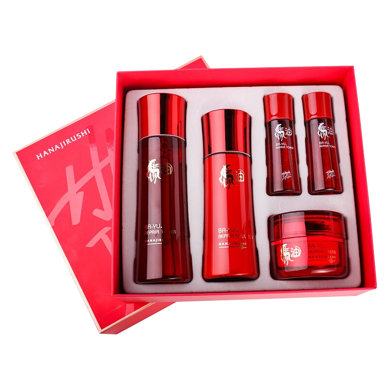 花印 马油水嫩护肤套装