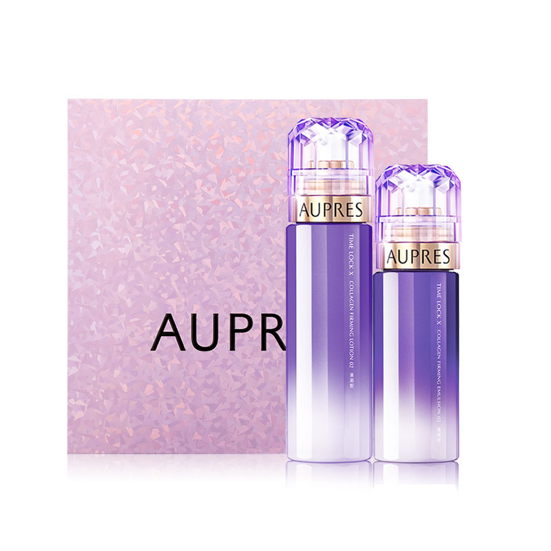 欧珀莱 时光锁胶原水乳套装