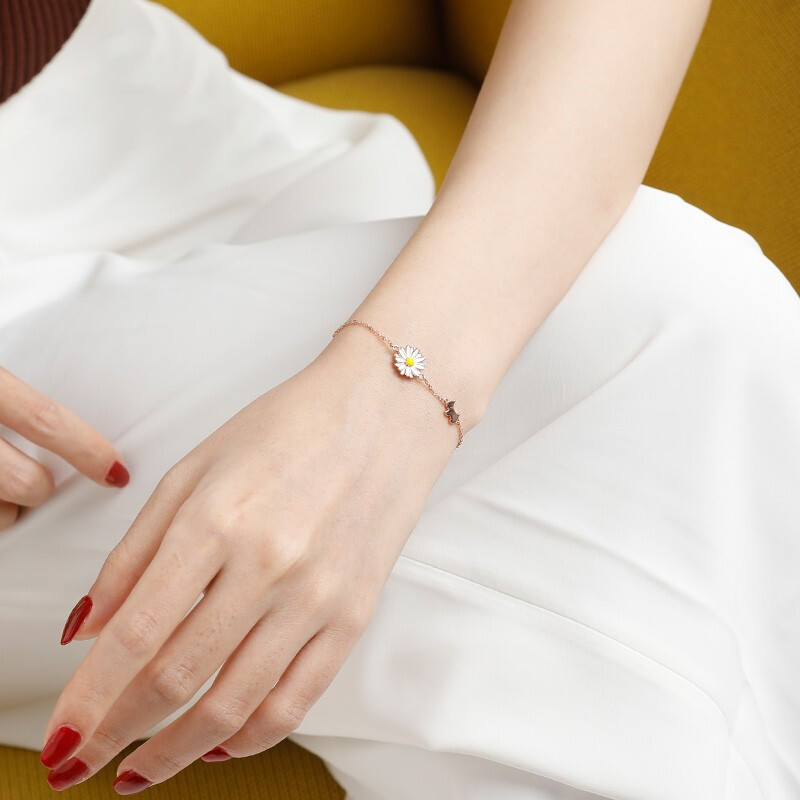 AGATHA 小雏菊银手链