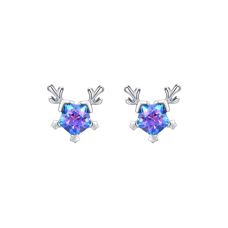 卡蒂罗 999银一鹿路有你耳饰