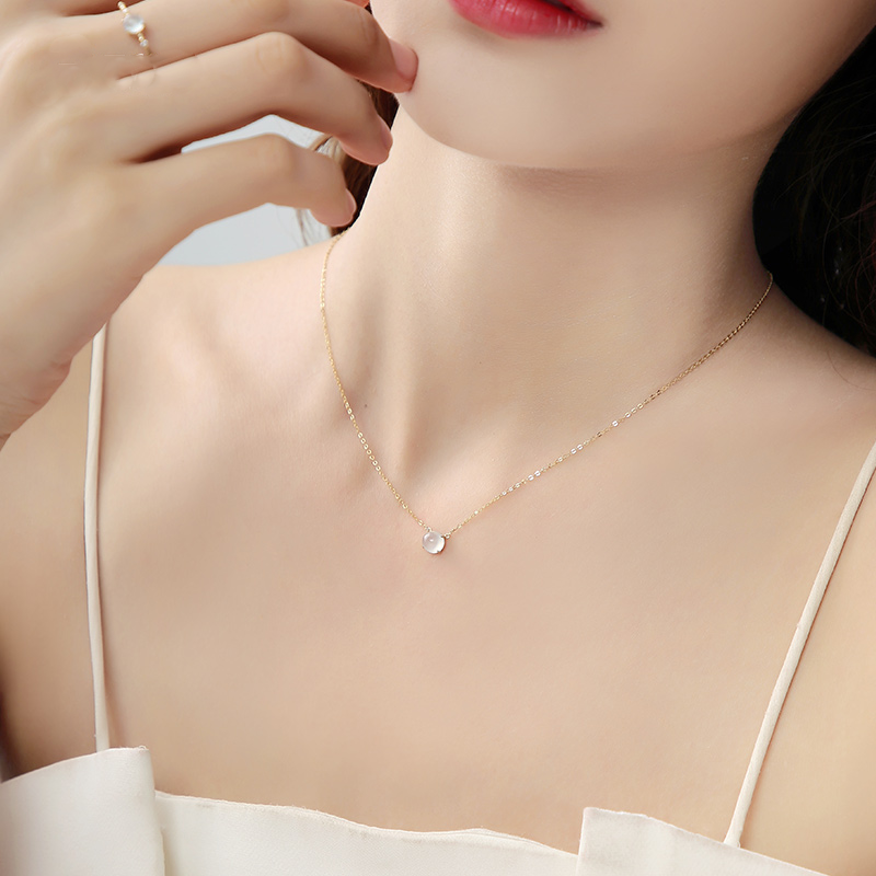 玉和祥 金镶钻冰种翡翠吊坠