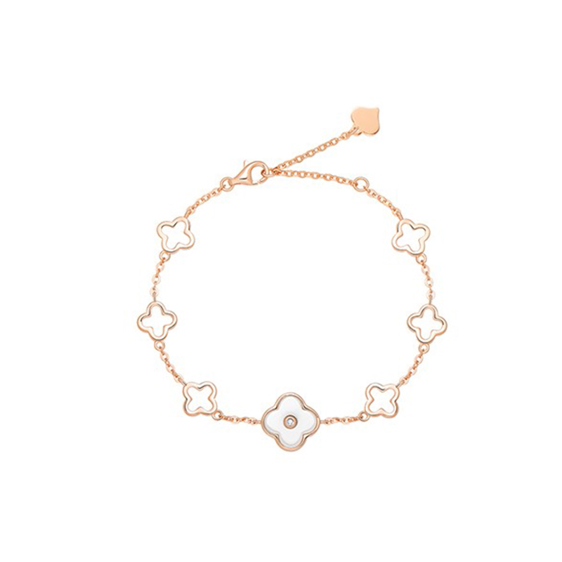 朵菲 陶瓷四叶草 手链