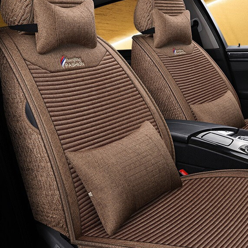 翰静 亚麻养生座垫