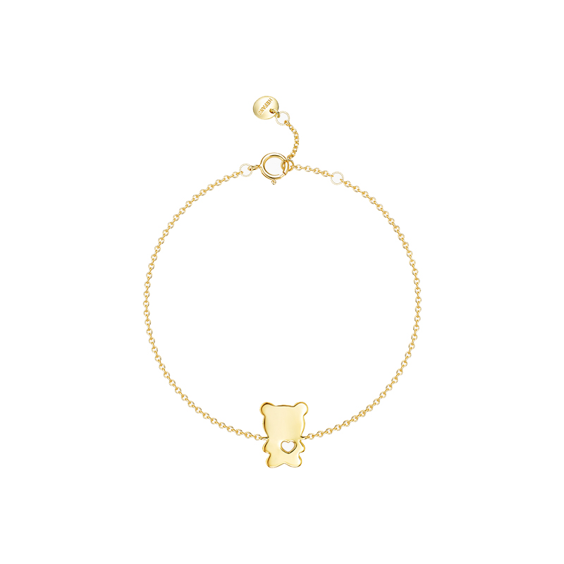 何方珠宝 小熊 手链