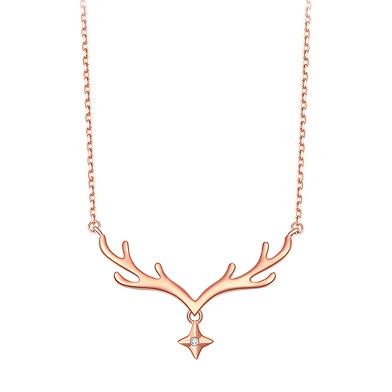 KADER鹿角星芒项链