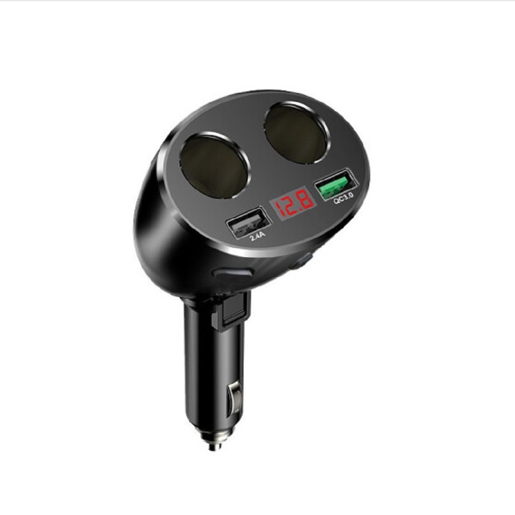 纽曼一拖三双USB车载充电器