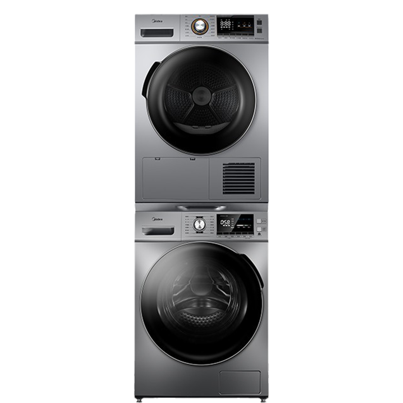 美的柔烘滚筒洗烘套装