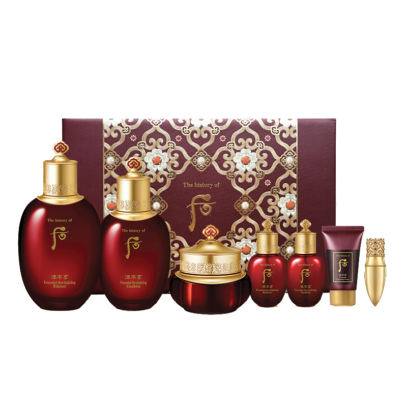 whoo 凝香水乳护肤套装