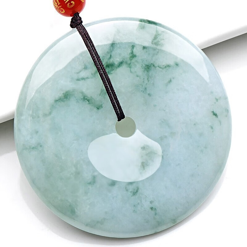 千载一玉 冰糯种飘蓝花 吊坠