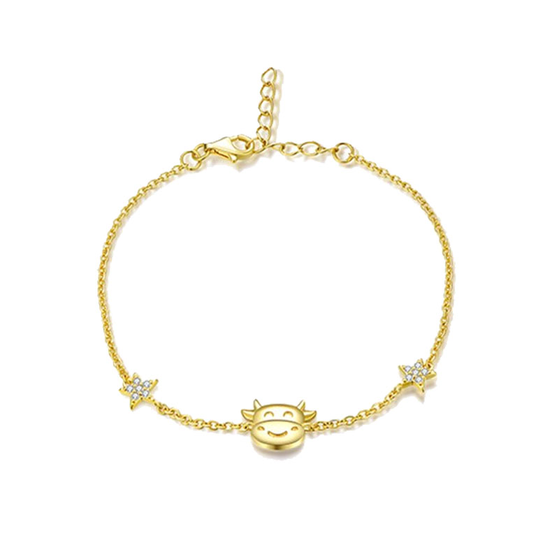 xlove 本命牛年纯银手链