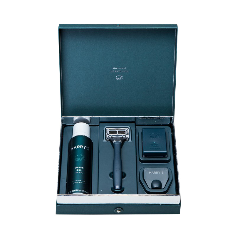 uAS 蓝色礼盒装 剃须刀