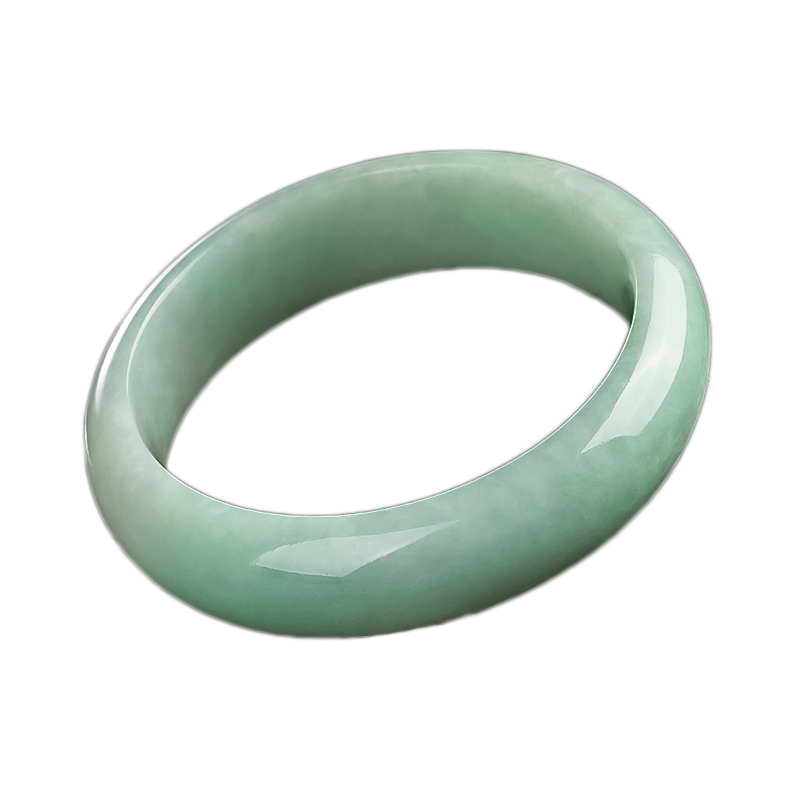 碧玉尊冰种天然翡翠手镯