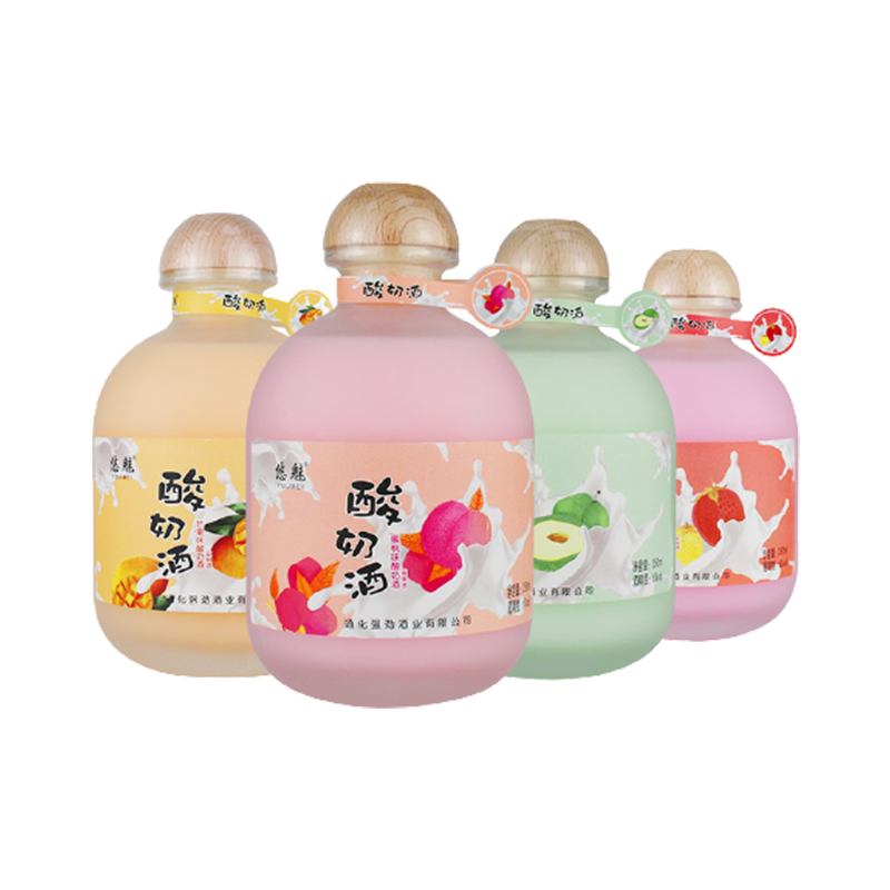 悠魅 四种口味 酸奶酒