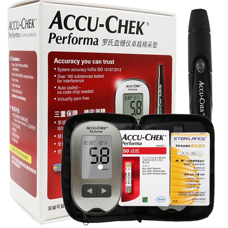 罗氏 测量准确血糖仪套装