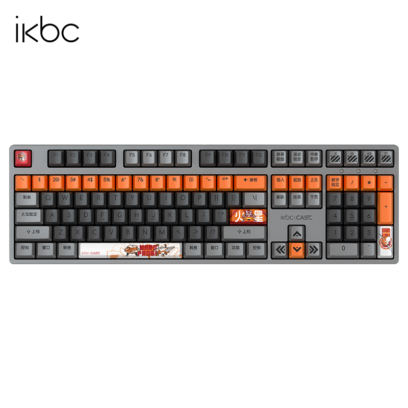 ikbc火星探测机械键盘，108键TTC茶轴，送朋友创意实用礼物
