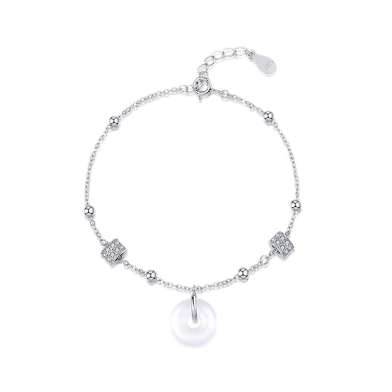 黛洛奇 平安扣猫眼石腕饰