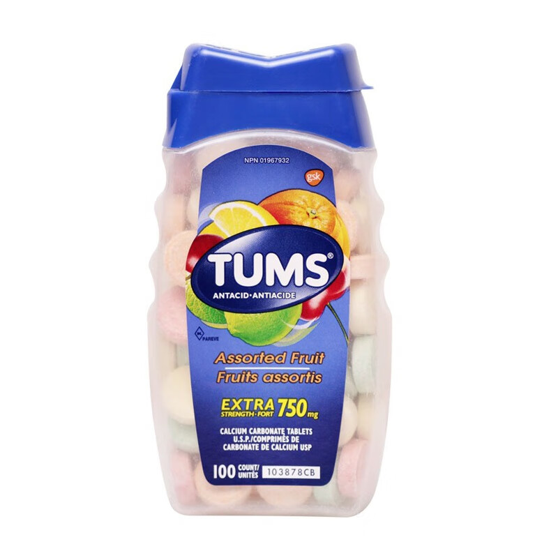 tums 混合水果味 钙片