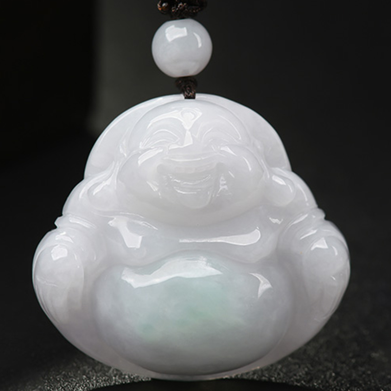 凤禧 佛公飘花翡翠吊坠