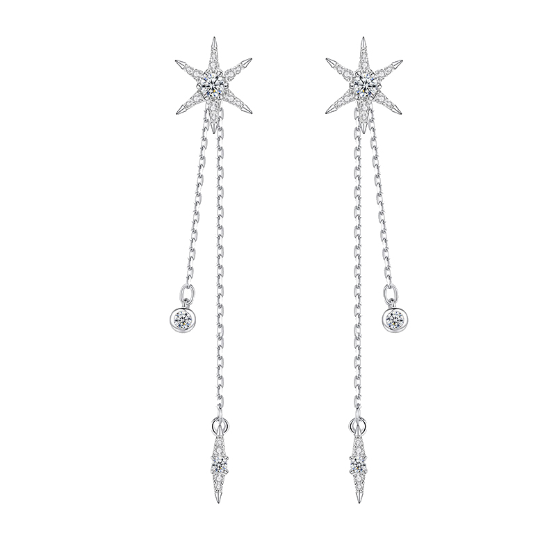 卡蒂罗 六芒星 耳饰