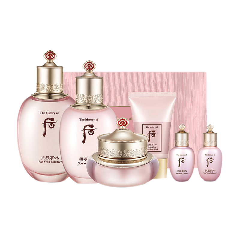 whoo 清爽补水 护肤套装