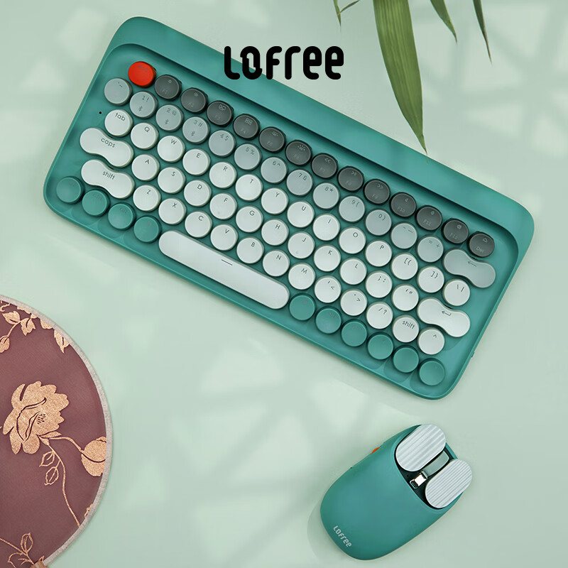 Lofree洛斐江南版蓝牙机械键盘，国风圆点茶轴，500元左右送女生礼物