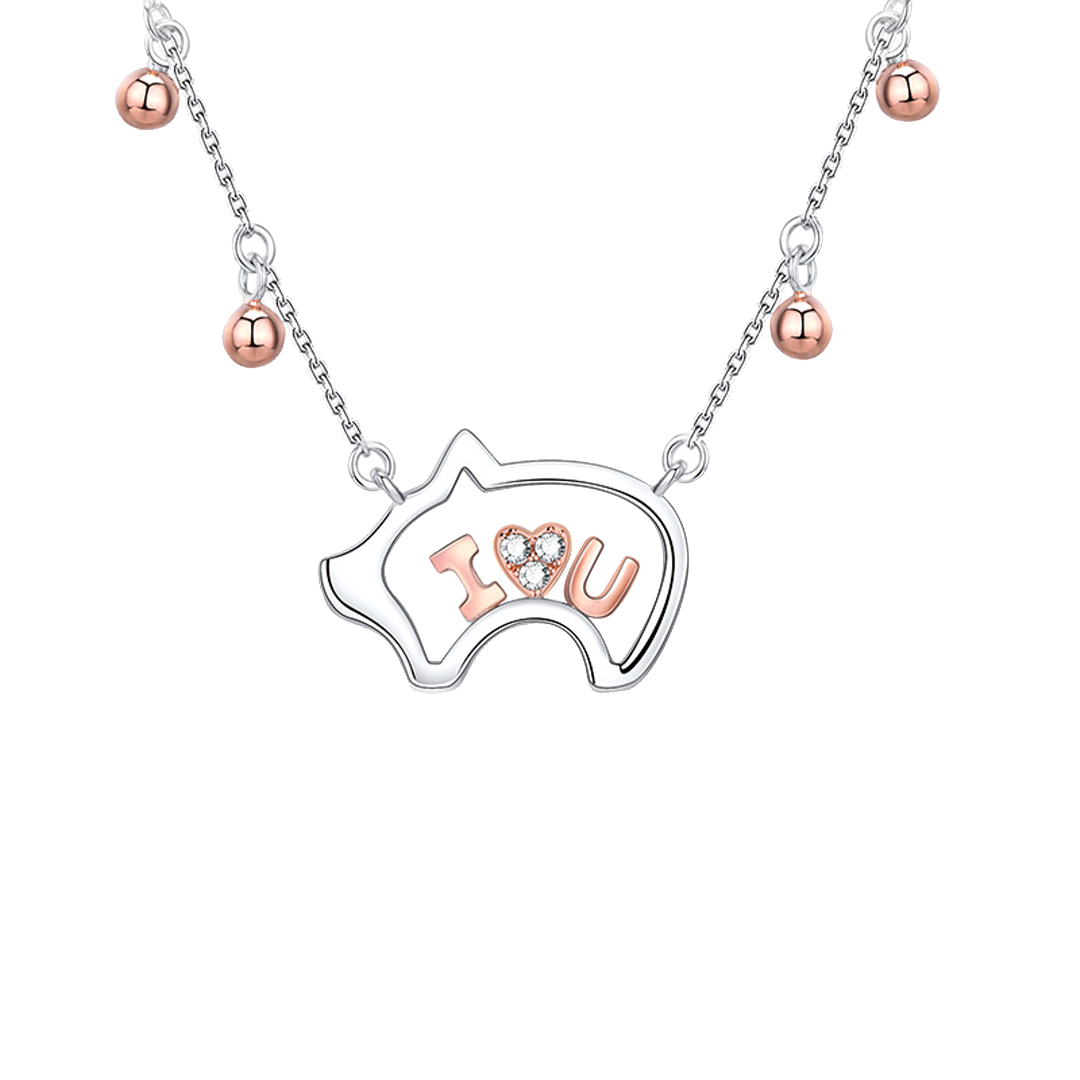 Mymiss可爱小猪项链