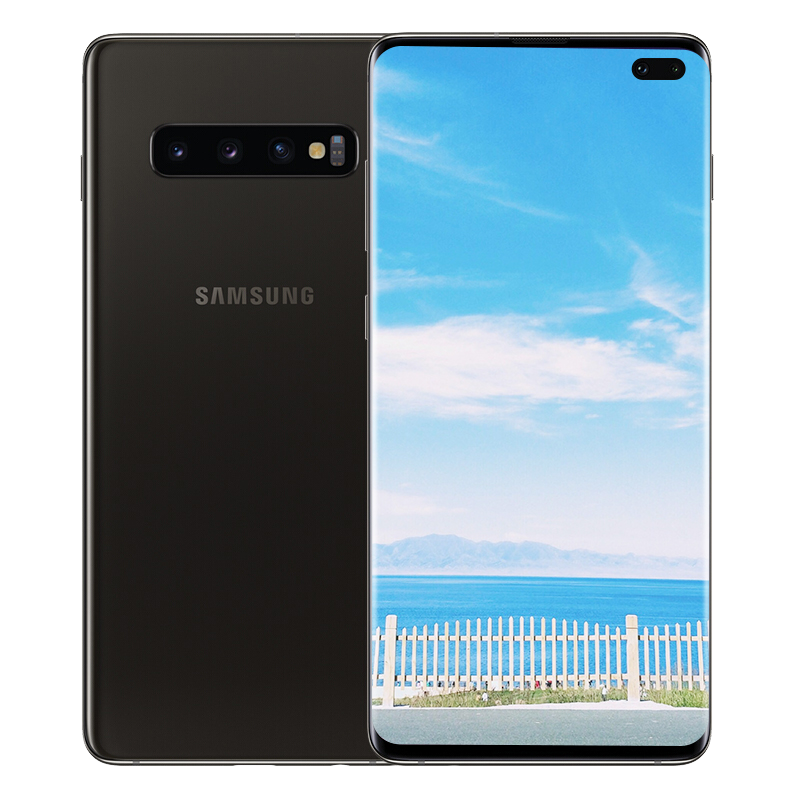 三星 陶瓷黑全面屏手机